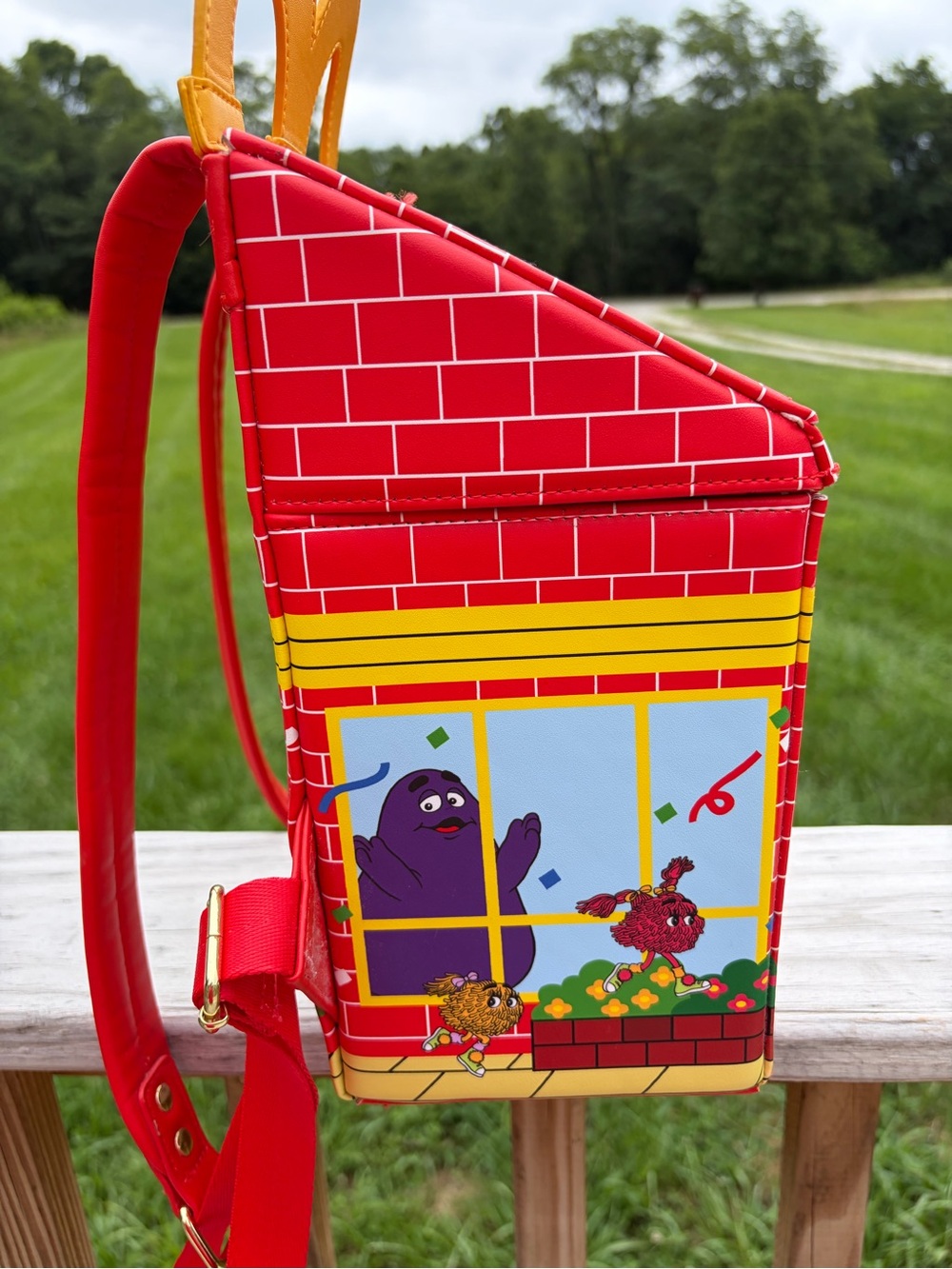 Loungefly McDonalds Happy Meal Mini Backpack Ronald Grimace Hamburglar Retro - Picture 10 of 16